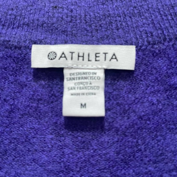 Athleta Westwood Sweater in Noble Blue Size Medium - Picture 6 of 8